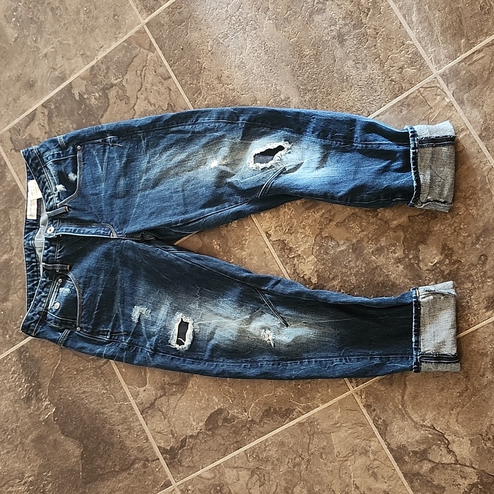 5/25🩵NEW!💝 G-STAR Distressed Boyfriend jeans. 26x32